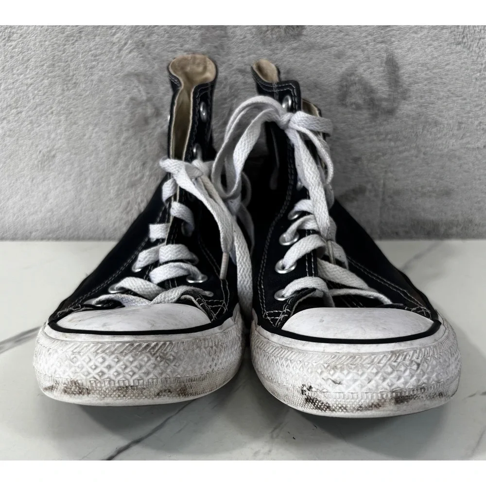 Converse Chuck Taylor All Star Mens 6 Womens 8 Black High Top Good M9160 Sneaker - Picture 3 of 6